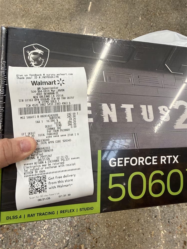 不到半价！RTX 5060 Ti清仓价1627元 有人捡到了