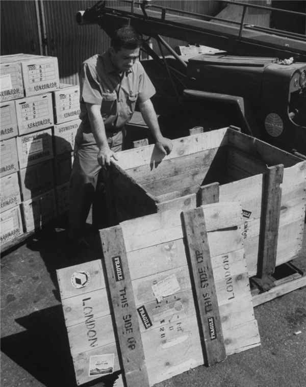 没钱买机票 1965年这个19岁男孩把自己打包空运回家