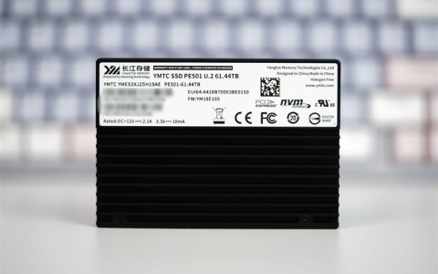 专为AI而生的企业级QLC SSD！长江存储PE501 61.44TB评测：超过1PB的写入测试
