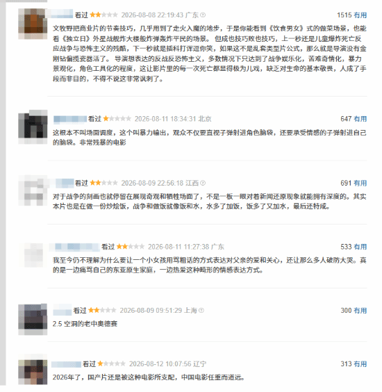 《龙餐馆》豆瓣涨至8.5分!大量低分差评引争议