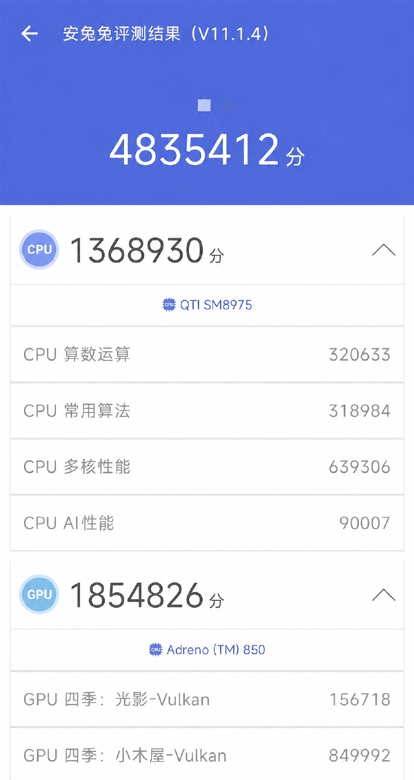 超483万分!2nm骁龙8E6 Pro跑分现身 安兔兔:真实性存疑