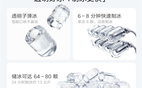 夏天神器！小米米家首款制冰机发布：最快6分钟出冰 359元