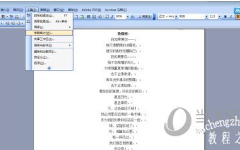 Word2003怎么看字数统计 其实很简单