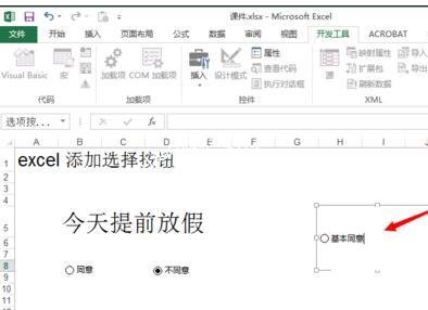 excel怎么添加选择框按钮 excel选择框怎么进行打勾