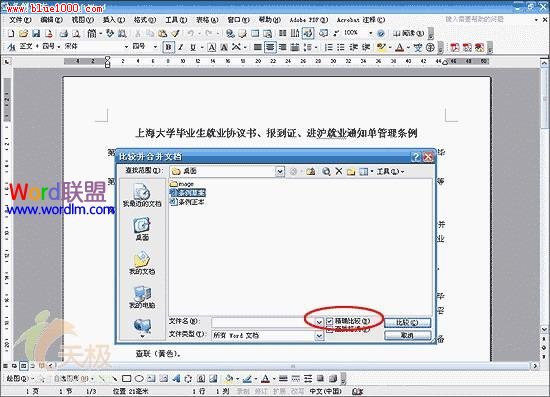 快速实现两个word文档的自动比对,找出多文档之间的差别