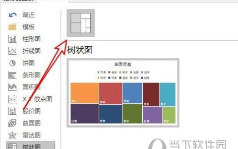 Excel2019怎么生成树状图的图表 操作步骤