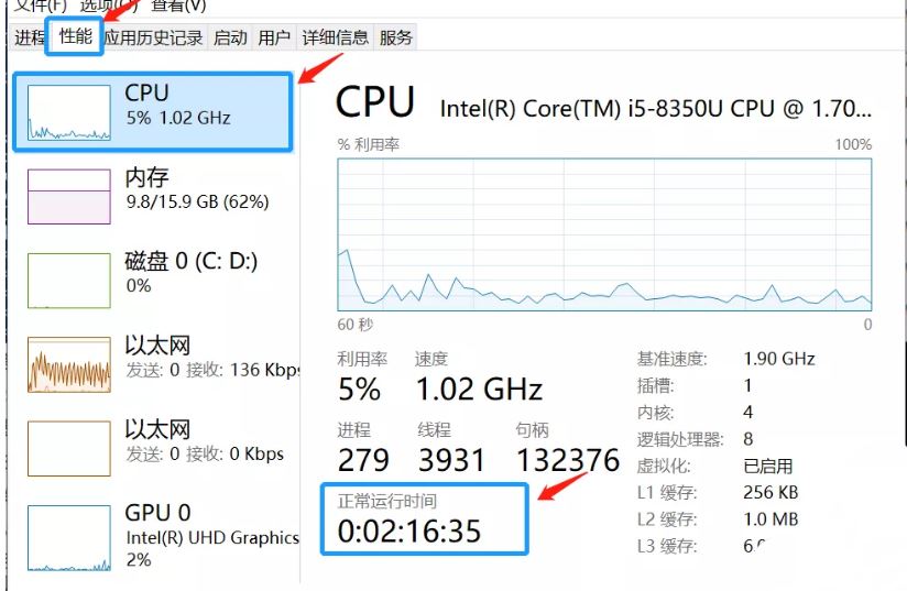 电脑如何查看上次重启时间? windows查看上一次开机时间的三种方法