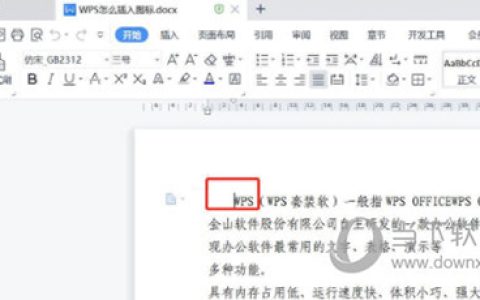 WPS2019怎么插入图标 看完你就知道了
