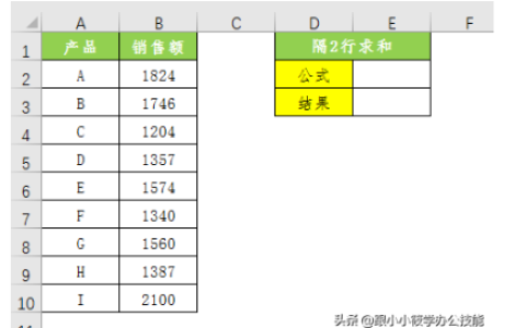 excel如何跳行求和 excel隔几行完美求和公式分享