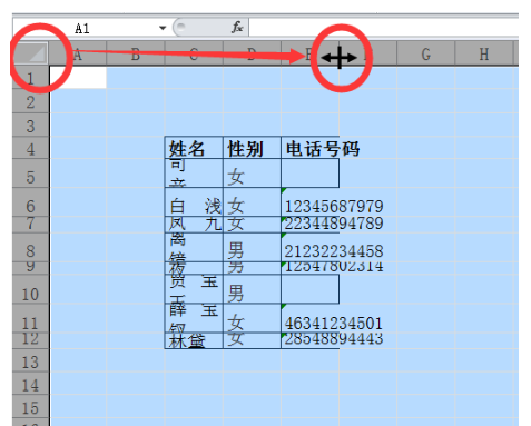excel如何调整所有行高列宽 四种方法教你快速调整所有行高列宽