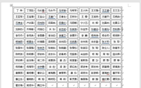 word怎么制作座位表格 超详细的word制作座位表格方法图文教程