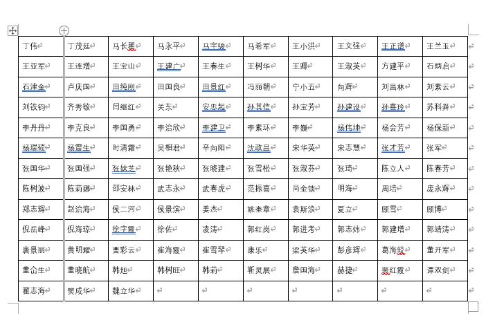 word怎么制作座位表格 超详细的word制作座位表格方法图文教程