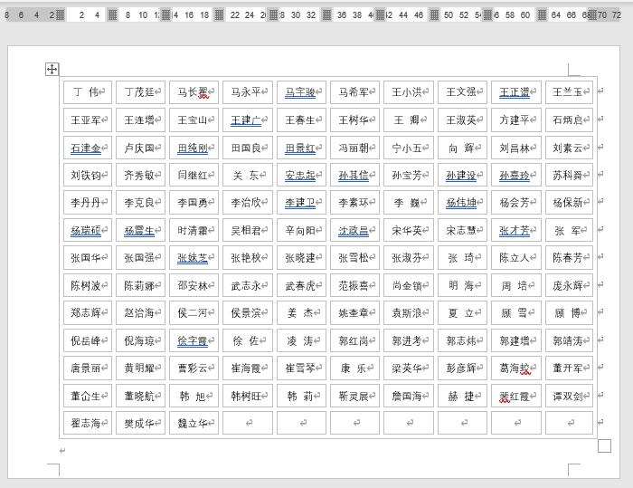 word怎么制作座位表格 超详细的word制作座位表格方法图文教程