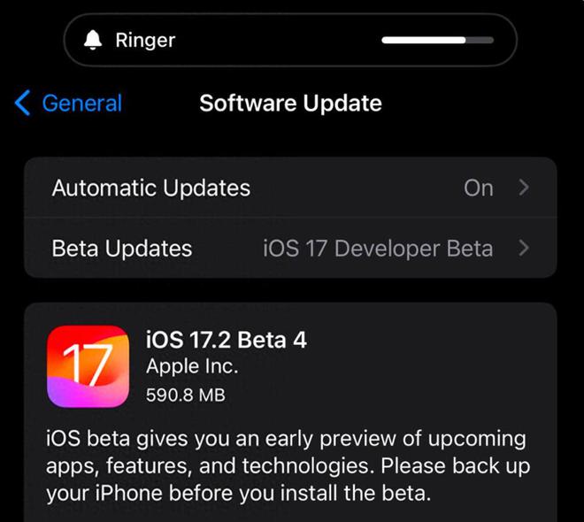 iOS17.2Beta4值得更新吗 iOS17.2Beta4升级体验