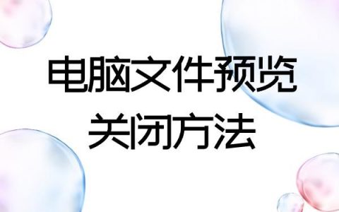文件夹预览窗口怎么关闭? 电脑不显示文件预览的技巧