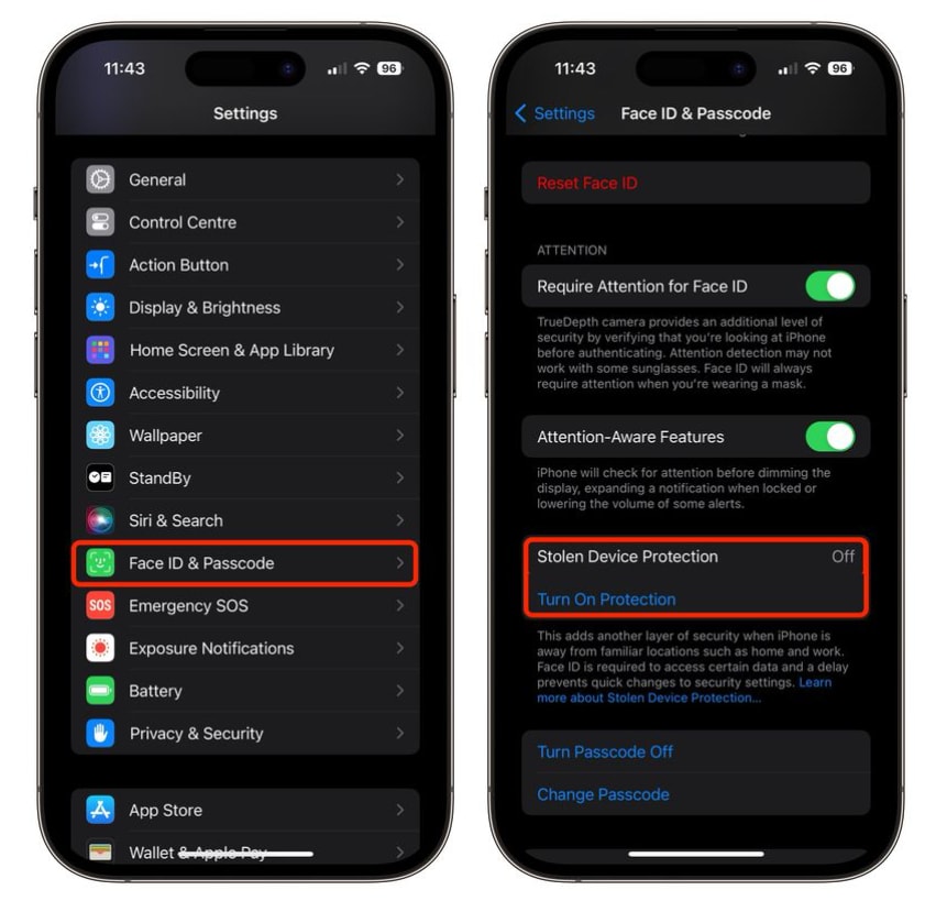 苹果 iOS 17.3 新增“失窃设备保护”功能,如何使用?