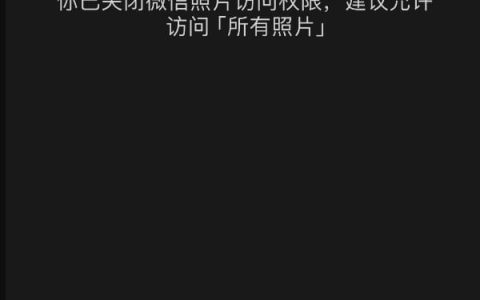 iPhone应用无法开启照片权限怎么办 iPhone应用无法开启照片权限解决方法