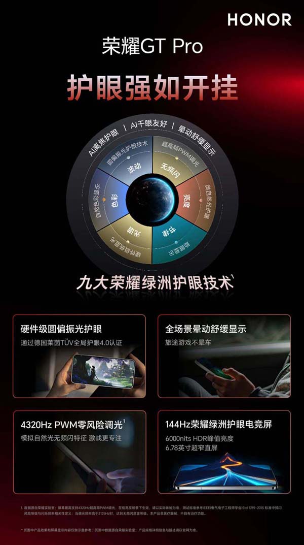 骁龙 8 至尊领先版处理器! 荣耀GTPro手机发布