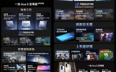 差价700元这么买就对了! 一文看懂一加Ace5至尊版和Ace5竞速版区别对比