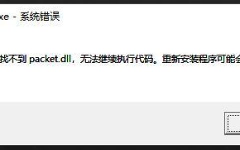 电脑提示packet.dll文件丢失怎么办? packet.dll下载修复的多种技巧