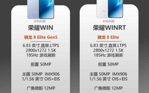 荣耀WIN系列哪款更值? 一文看懂荣耀WINRT和荣耀WIN区别对比