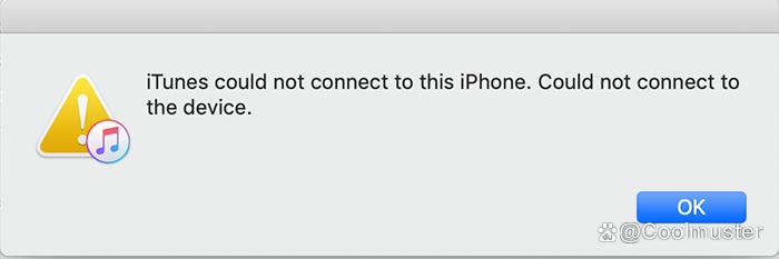 如何修复iTunes无法连接到此 iPhone? iPhone连接不上iTunes解决办法