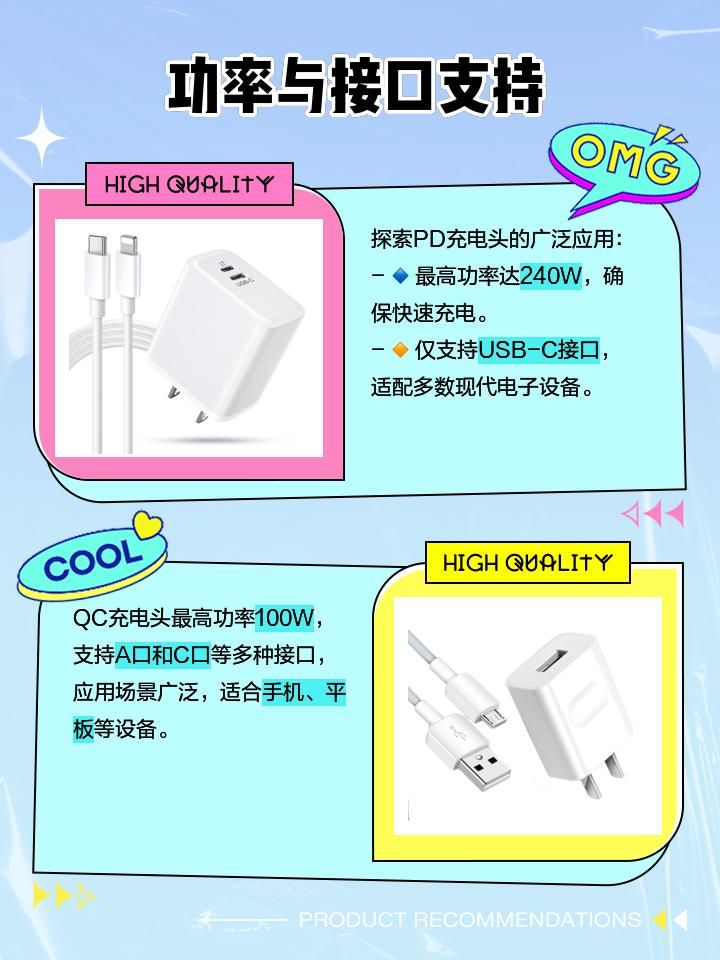 PD充电头和普通充电头怎么选? pd充电头和qc充电头的区别