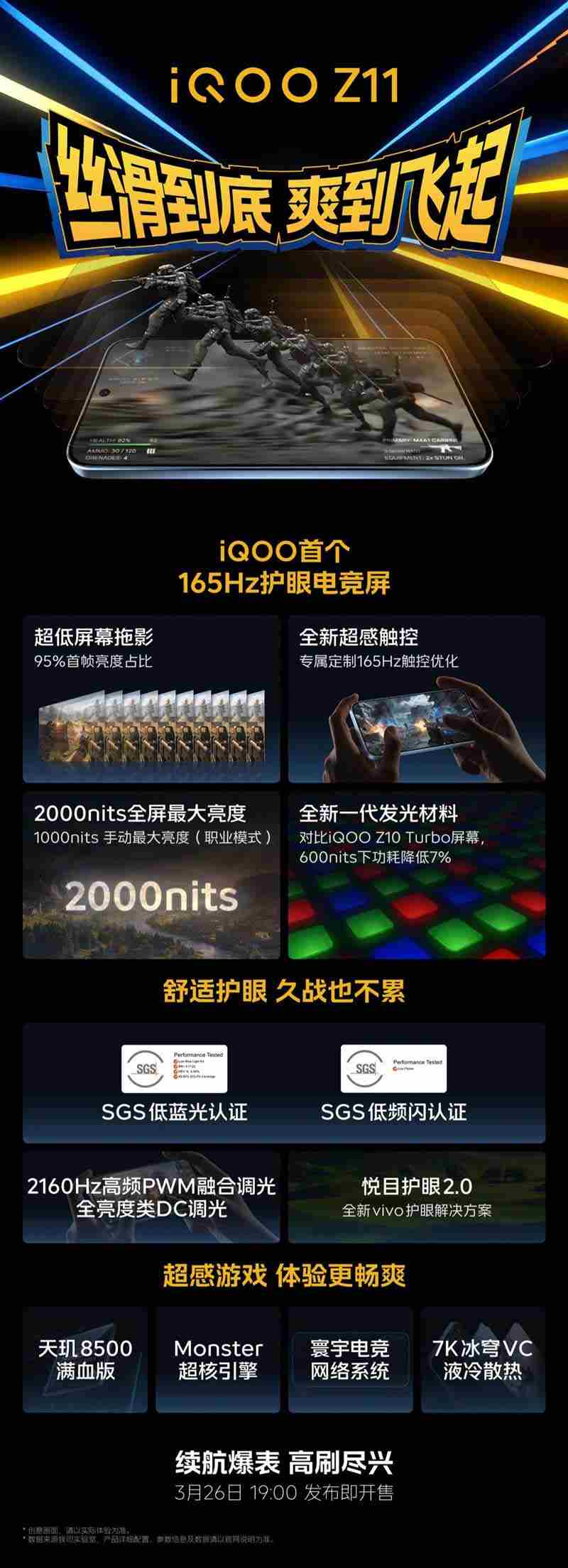 今日发布! iQOO Z11新机核心亮点公布