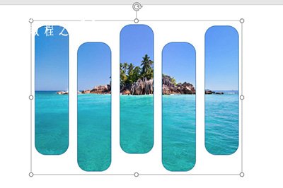 PPT怎么图片嵌入图形中