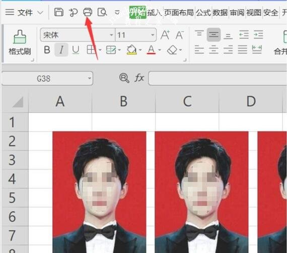 怎么在wps表格中打印证件照 wps表格打印证件照的步骤方法