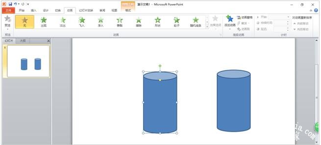怎么用PPT制作容器内水面上升的动画 PPT设计容器内水平面上升动画教程