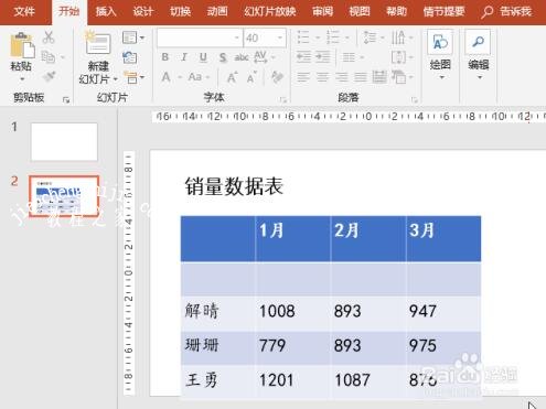 在PPT中怎么绘制表格 PPT绘制表格的步骤方法