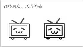 怎么用PPT制作哔哩哔哩图标 PPT设计哔哩哔哩网站图标的详细教程