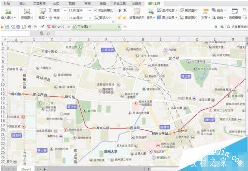怎么在wps中导入地图 wps导入地图的步骤方法