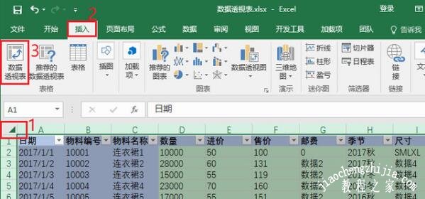 建立数据透视表的步骤excel excel创建数据透视表的图文步骤教程