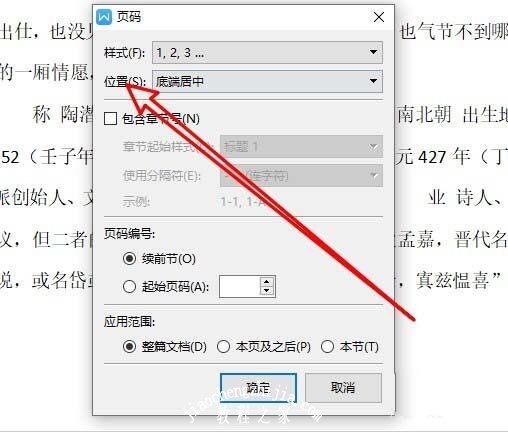 wps怎么设置页码的打印位置 wps设置页码打印位置的步骤方法