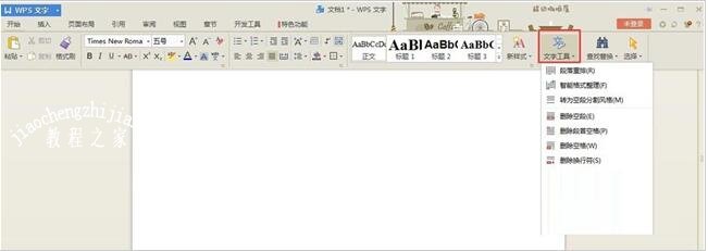 wps文字怎么批量清除空白段落 wps文字批量删除空白段落的步骤教程
