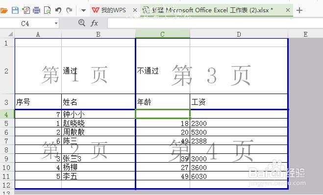 wps表格怎么添加分页符 wps表格设置分页符的步骤教程