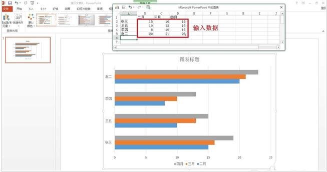 PPT怎么制作条形统计图 PPT设计条形统计图的步骤技巧