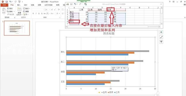 PPT怎么制作条形统计图 PPT设计条形统计图的步骤技巧