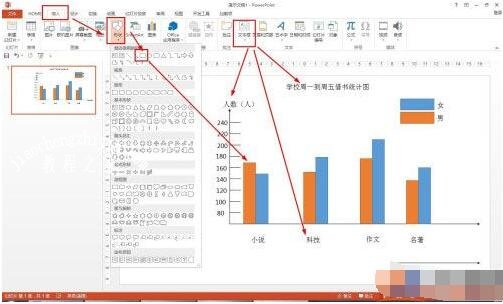 怎么用PPT设计复式的统计图 PPT制作复式统计图教程
