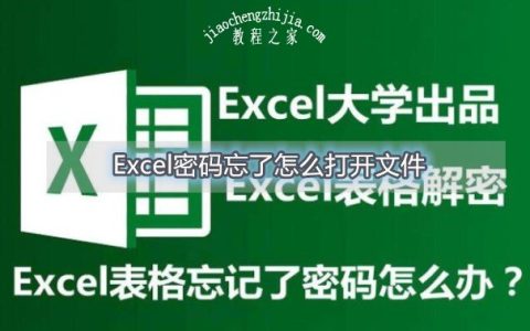 Excel密码忘了怎么打开文件 Excel忘记密码的解决方法