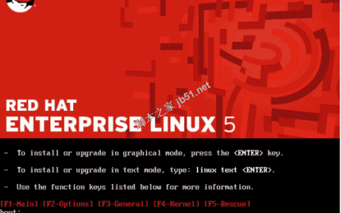 RedHat Linux 5安装手册